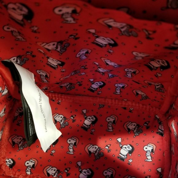 Loungefly Peanuts Gift Giving Snoopy & Woodstock Backpack Christmas Bag NEW main image 10